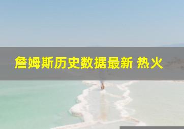 詹姆斯历史数据最新 热火